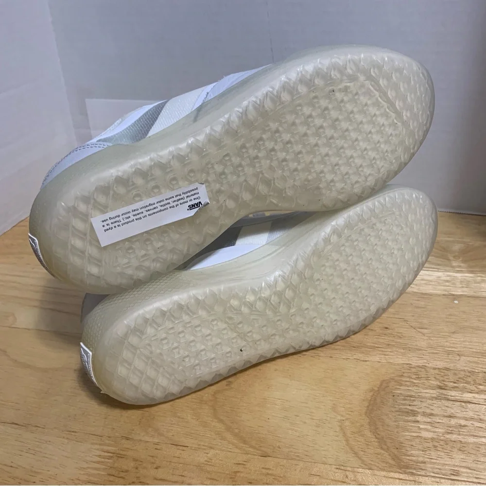 🔥Vans Men's Translucent EVDNT Ultimate Soft Waffle Skate Shoes White Size 6.5🔥